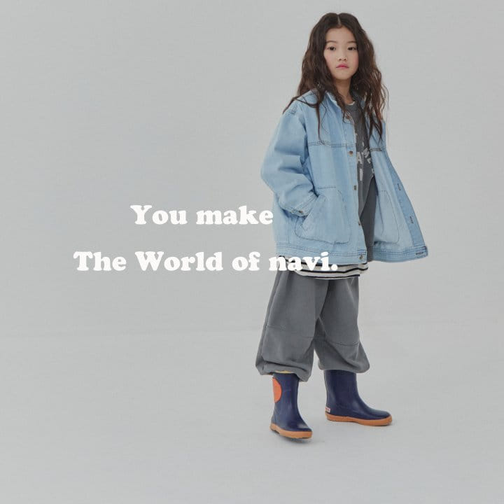 Navi - Korean Children Fashion - #toddlerclothing - Moris Denim Jacket - 5