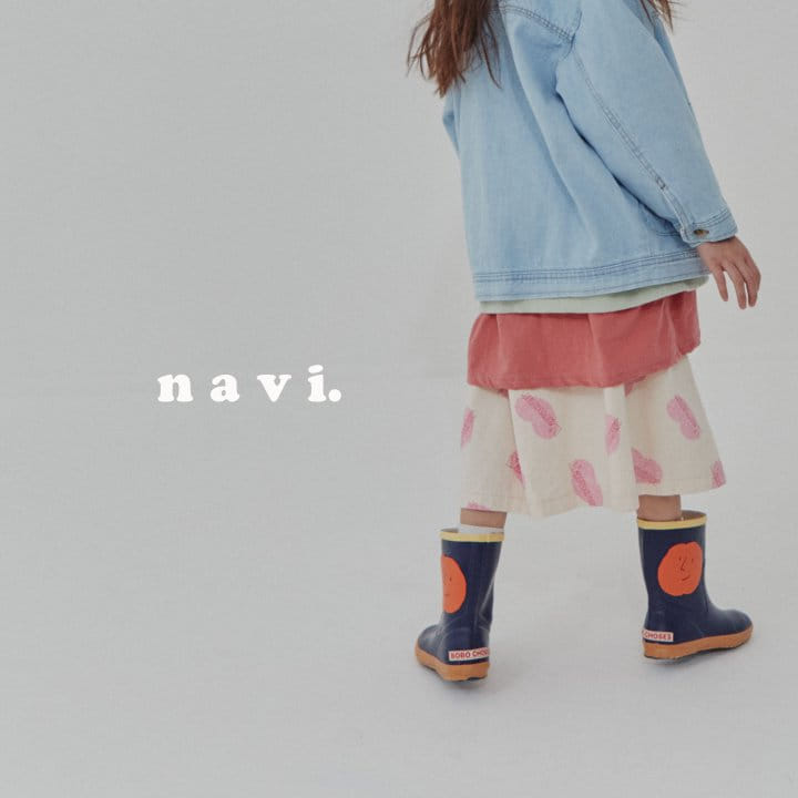 Navi - Korean Children Fashion - #todddlerfashion - Heart Skirt - 4