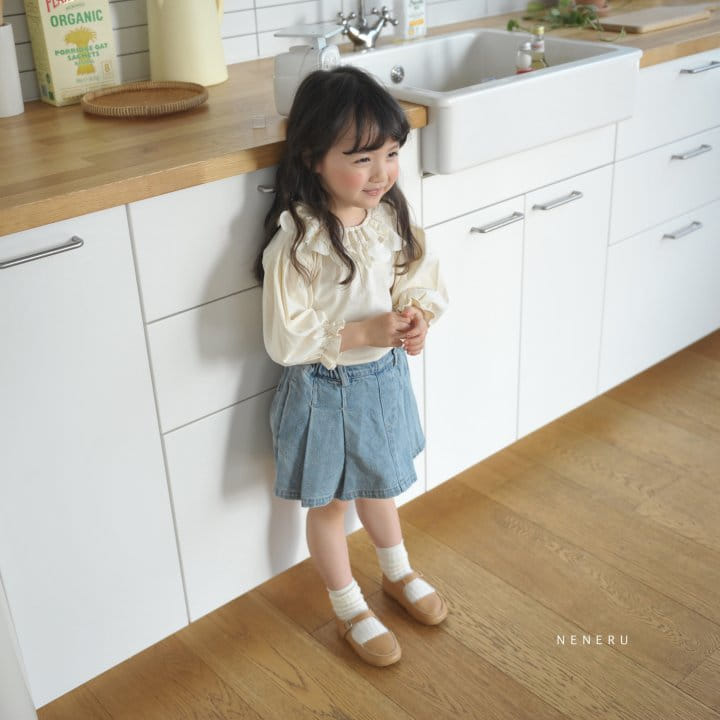 Neneru - Korean Baby Fashion - #babyboutique - Twice Frill Tee - 5