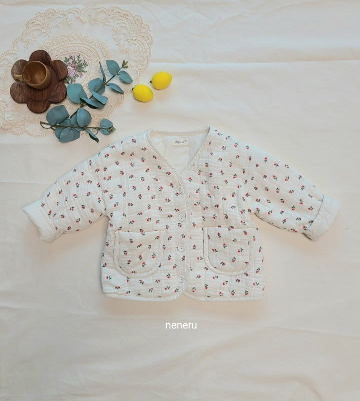 Neneru - Korean Baby Fashion - #babyboutiqueclothing - Tori Cherry Jacket - 8