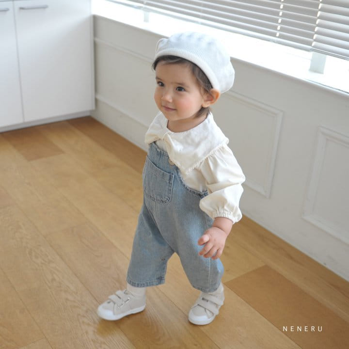 Neneru - Korean Baby Fashion - #babyclothing - Lucky Denim Dungarees - 7
