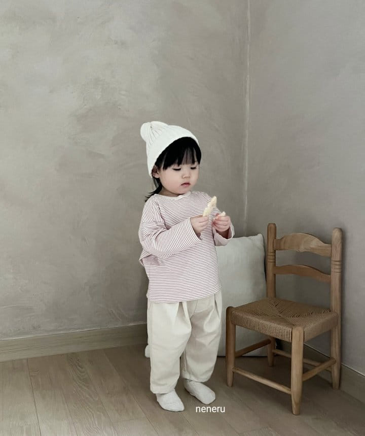 Neneru - Korean Baby Fashion - #babygirlfashion - Bettu Stripes Tee