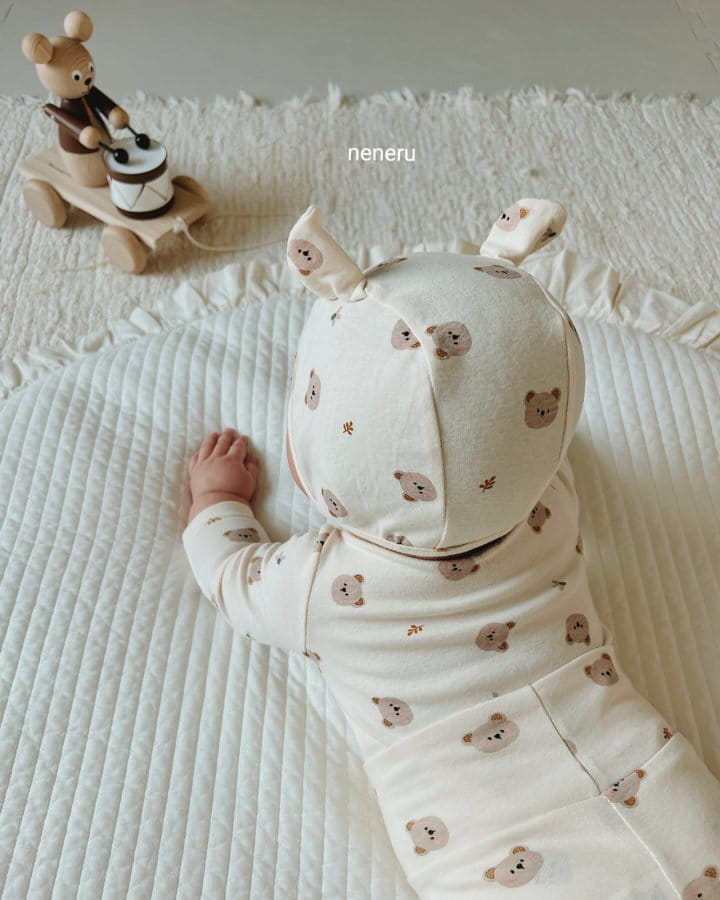 Neneru - Korean Baby Fashion - #babylifestyle - Honey Easywear with Bonnet - 7