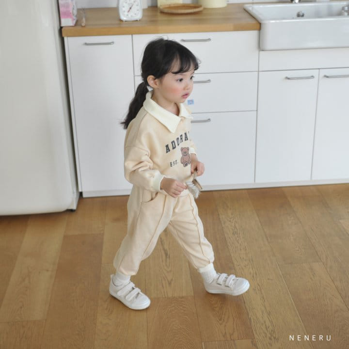 Neneru - Korean Baby Fashion - #babylifestyle - Adorable Top Bottom Set - 2