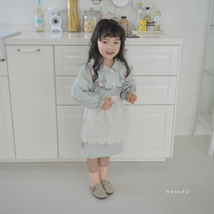 Neneru - Korean Baby Fashion - #babygirlfashion - Margaret Apron - 4