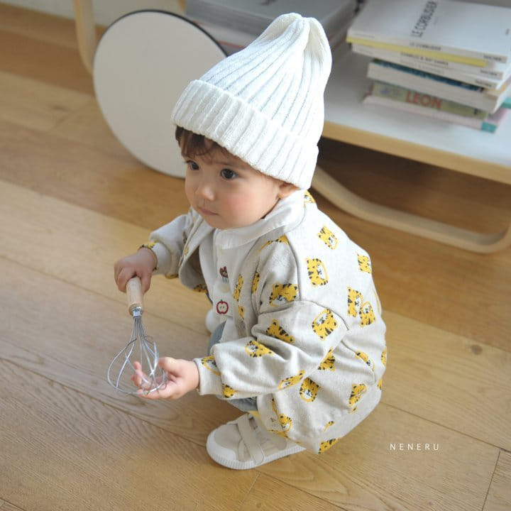 Neneru - Korean Baby Fashion - #babyoninstagram - Baby Tiger Cardigan