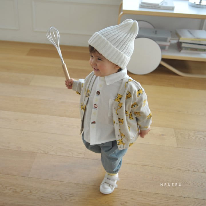 Neneru - Korean Baby Fashion - #babyootd - Baby Tiger Cardigan - 2