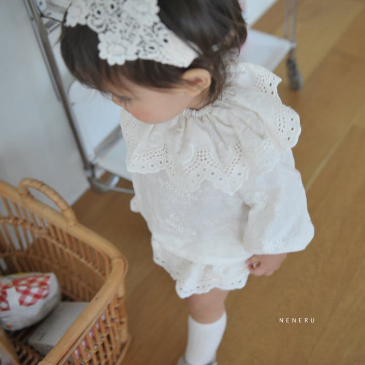 Neneru - Korean Baby Fashion - #babyootd - Laina Bloomer Set - 2