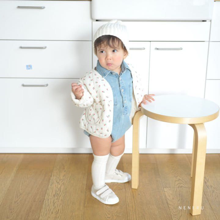 Neneru - Korean Baby Fashion - #babyoutfit - Tori Cherry Jacket