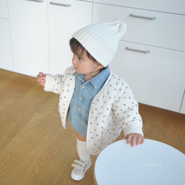 Neneru - Korean Baby Fashion - #babyoutfit - Tori Cherry Jacket - 2