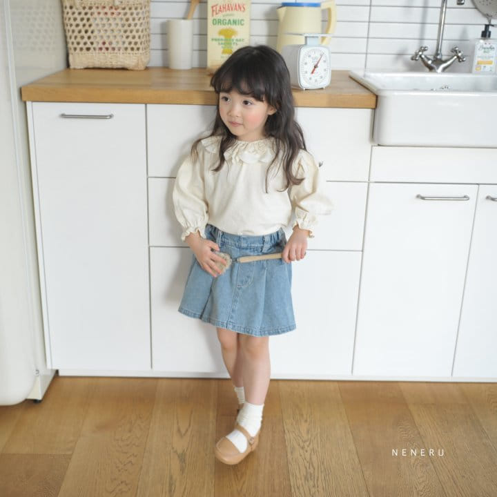 Neneru - Korean Baby Fashion - #babyoutfit - Twice Frill Tee - 2