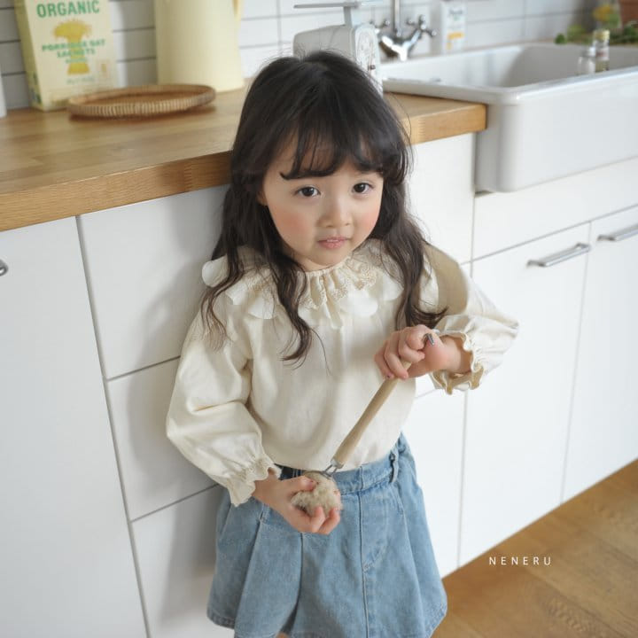 Neneru - Korean Baby Fashion - #babyoutfit - Twice Frill Tee - 3