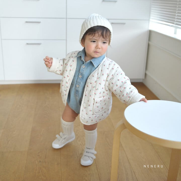 Neneru - Korean Baby Fashion - #onlinebabyshop - Tori Cherry Jacket - 5