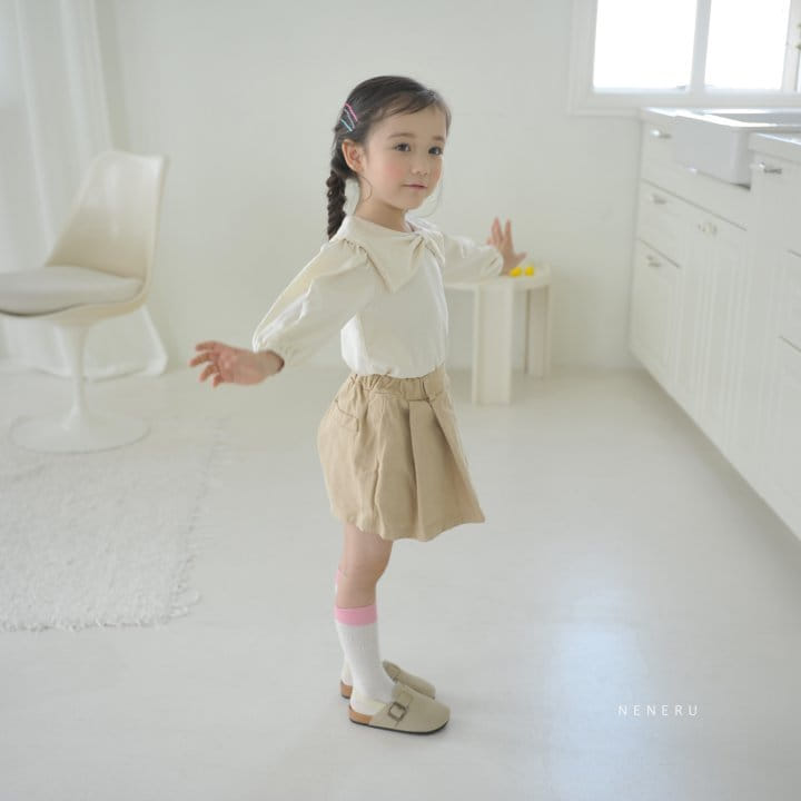 Neneru - Korean Baby Fashion - #onlinebabyshop - Ribbon Tee - 7
