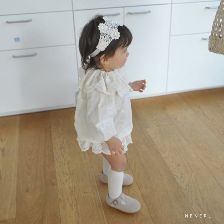 Neneru - Korean Baby Fashion - #onlinebabyshop - Laina Bloomer Set - 7