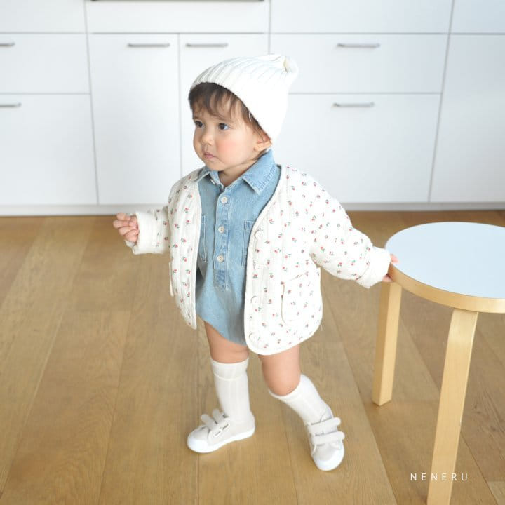 Neneru - Korean Baby Fashion - #smilingbaby - Tori Cherry Jacket - 6