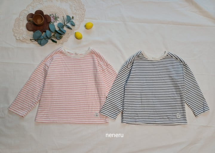 Neneru - Korean Children Fashion - #childrensboutique - Basic Stripes Tee - 9