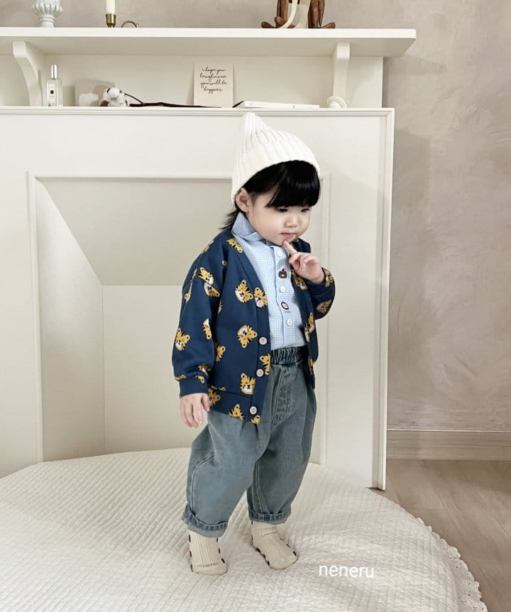 Neneru - Korean Children Fashion - #childrensboutique - Kid Tiger Cardigan - 10
