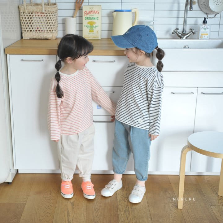 Neneru - Korean Children Fashion - #designkidswear - Basic Stripes Tee - 10