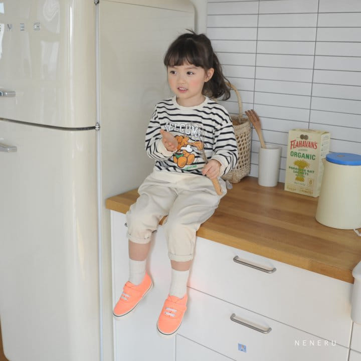 Neneru - Korean Children Fashion - #designkidswear - Fread Stripes Tee - 8