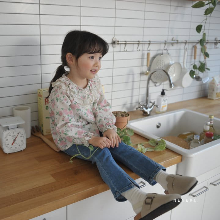 Neneru - Korean Children Fashion - #discoveringself - Vivian Denim Pants - 5