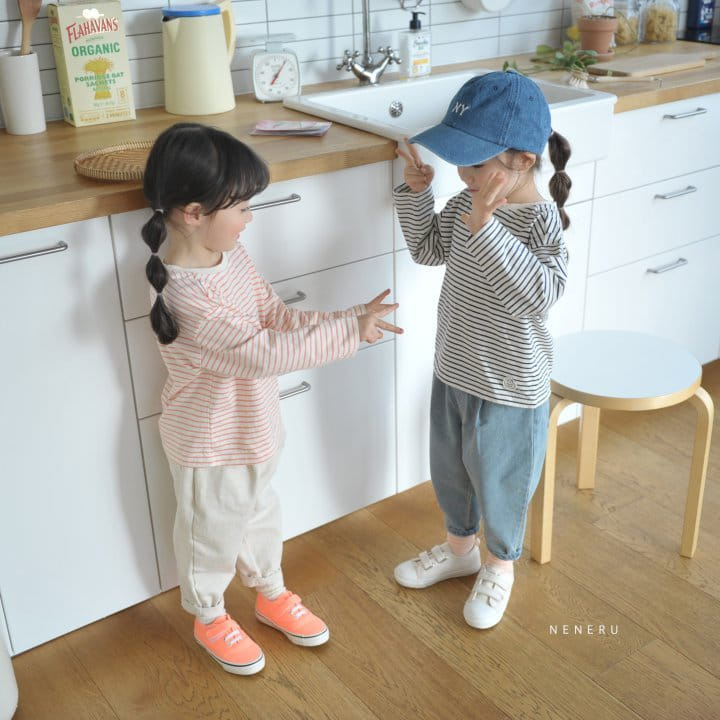 Neneru - Korean Children Fashion - #discoveringself - Basic Stripes Tee - 11