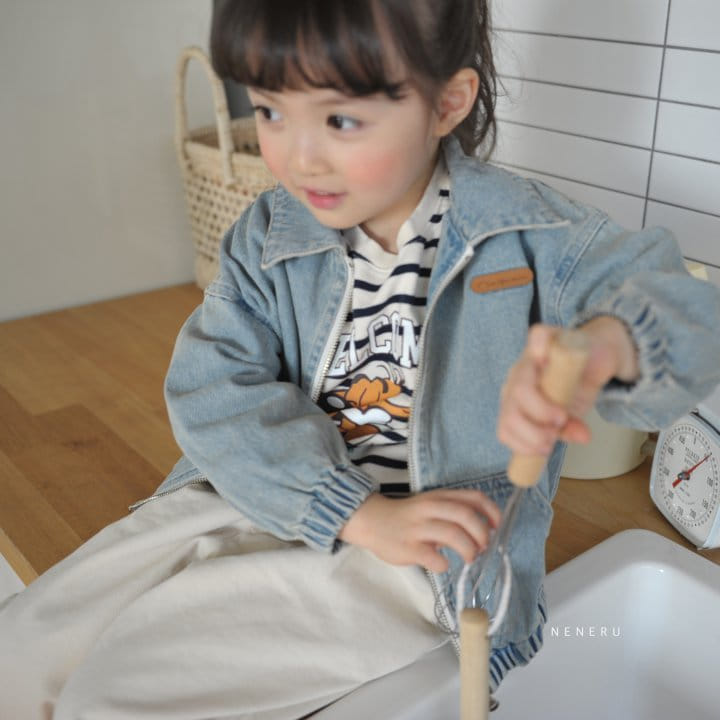 Neneru - Korean Children Fashion - #discoveringself - Tomi Denim Jacket - 6
