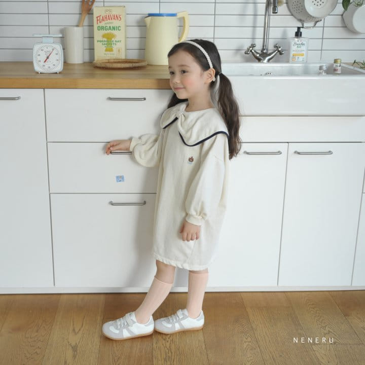 Neneru - Korean Children Fashion - #fashionkids - New Ribbon One-piece - 3