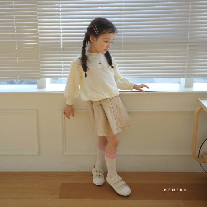 Neneru - Korean Children Fashion - #fashionkids - Color Cherry Tee - 7