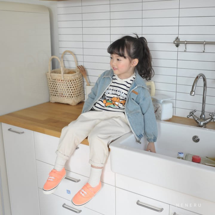 Neneru - Korean Children Fashion - #fashionkids - Tomi Denim Jacket - 7