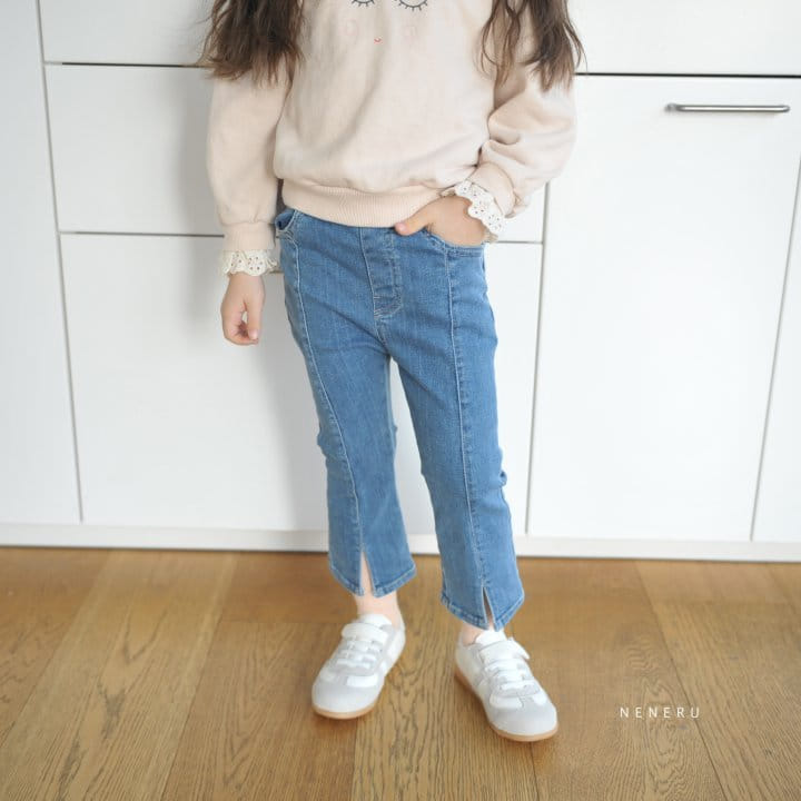 Neneru - Korean Children Fashion - #kidsstore - Vivian Denim Pants - 8