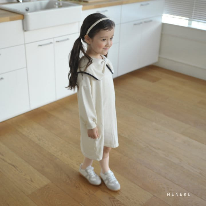 Neneru - Korean Children Fashion - #kidzfashiontrend - New Ribbon One-piece - 6