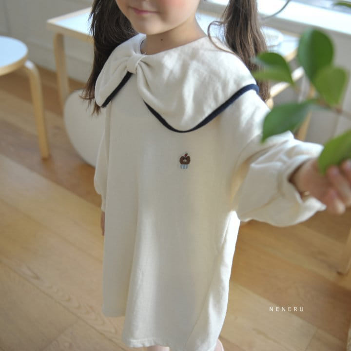 Neneru - Korean Children Fashion - #littlefashionista - New Ribbon One-piece - 8