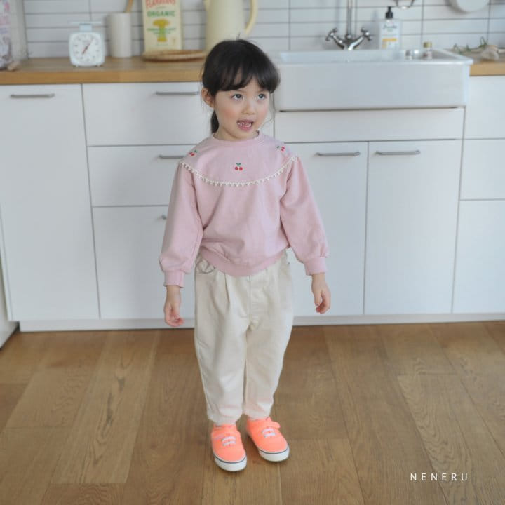 Neneru - Korean Children Fashion - #littlefashionista - Color Cherry Tee - 12