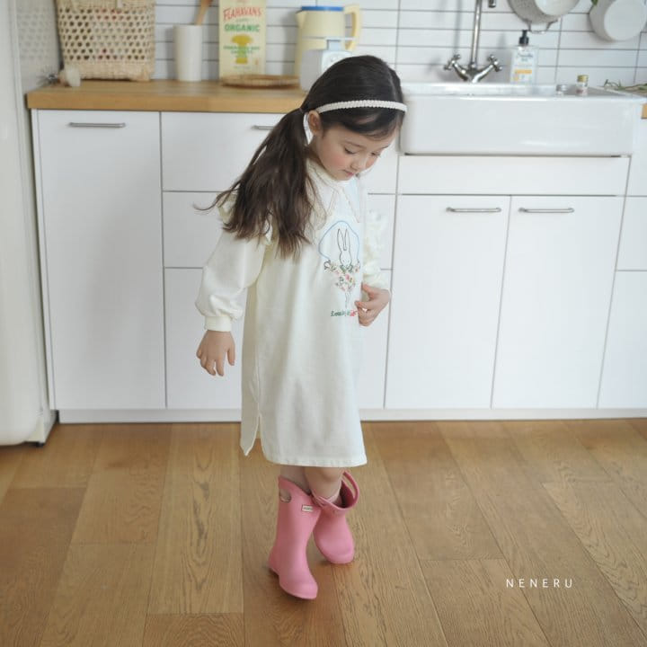 Neneru - Korean Children Fashion - #minifashionista - Jumping Rabbit One-piece - 3
