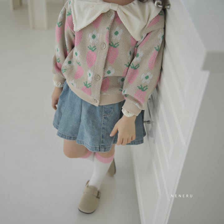 Neneru - Korean Children Fashion - #minifashionista - Belly Skirt Pants Beige - 2