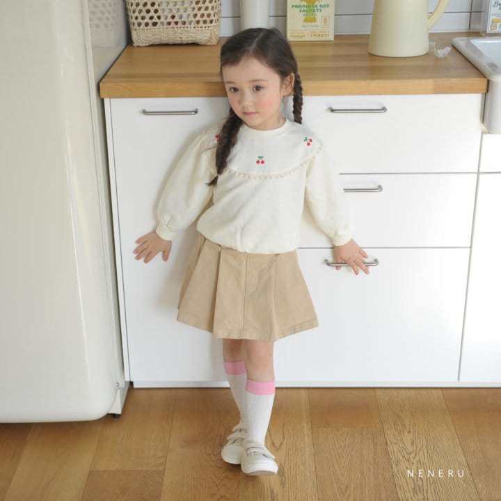 Neneru - Korean Children Fashion - #prettylittlegirls - Color Cherry Tee