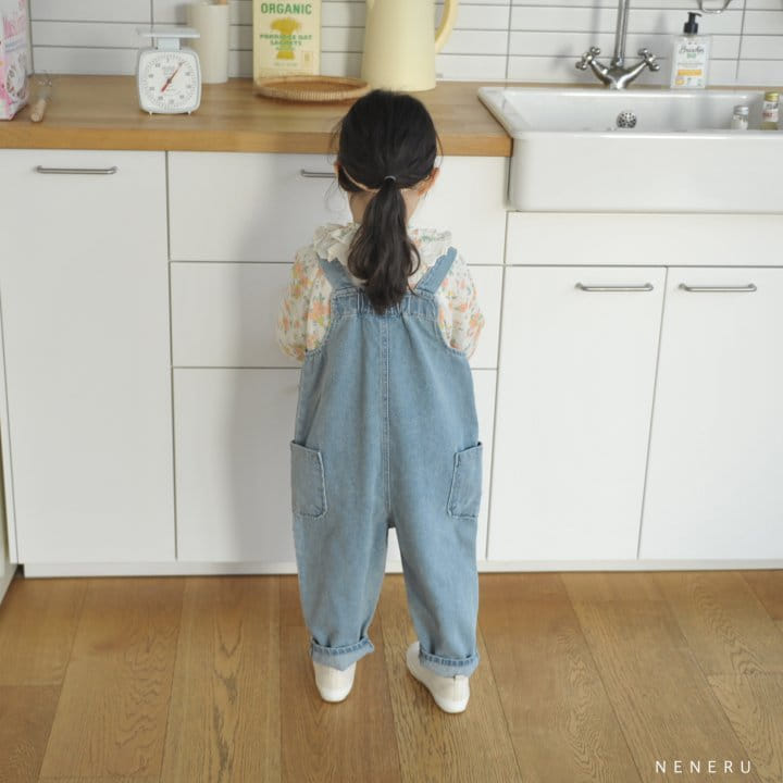 Neneru - Korean Children Fashion - #prettylittlegirls - Nuk Denim Dungarees Pants - 11