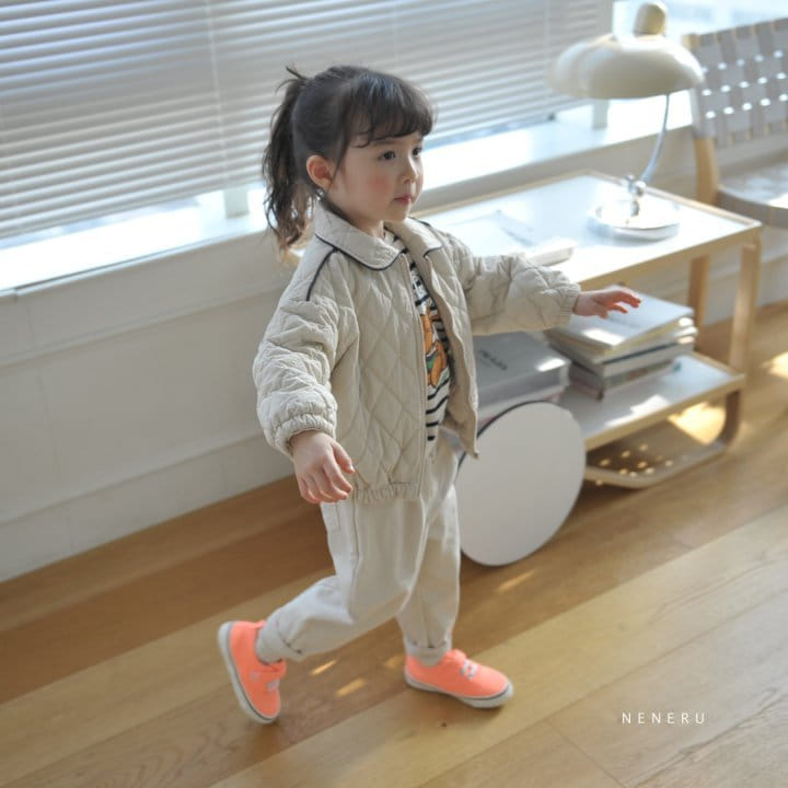 Neneru - Korean Children Fashion - #stylishchildhood - Basic Quilting Jumper - 5