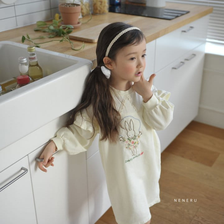 Neneru - Korean Children Fashion - #todddlerfashion - Jumping Rabbit One-piece - 5