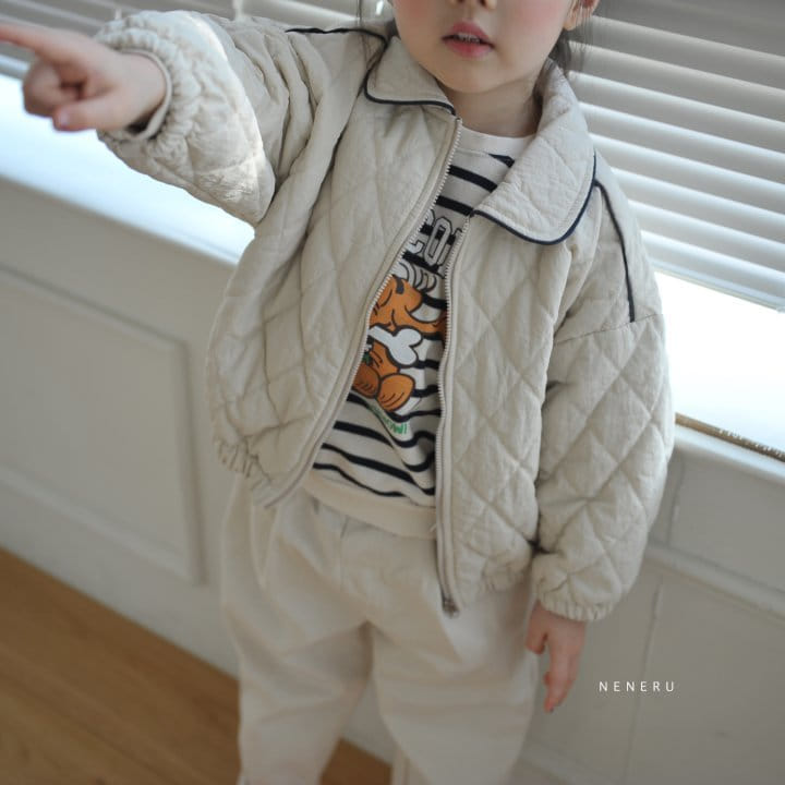 Neneru - Korean Children Fashion - #todddlerfashion - Basic Quilting Jumper - 4