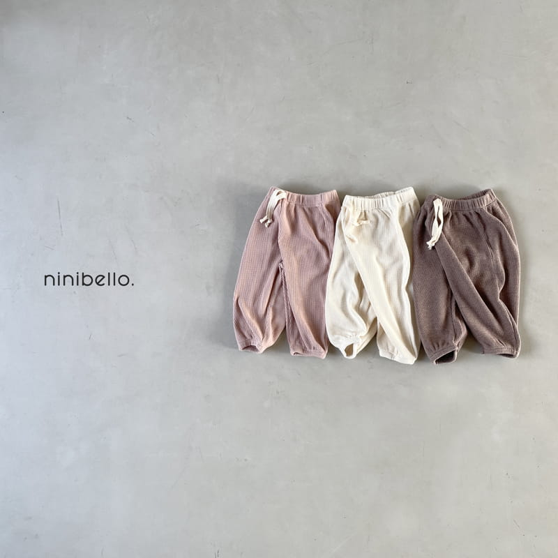 Ninibello - Korean Children Fashion - #childrensboutique - Cracker Waffle Pants - 6