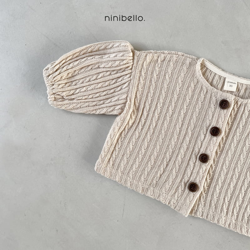 Ninibello - Korean Children Fashion - #childrensboutique - Wood Cardigan