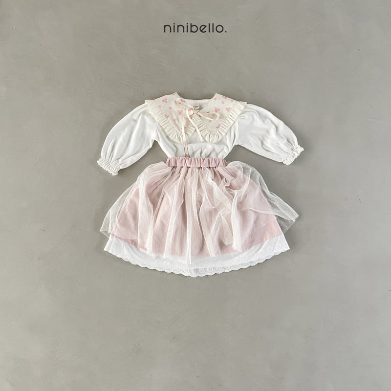 Ninibello - Korean Children Fashion - #kidsshorts - Ruffle Puff Tee - 12
