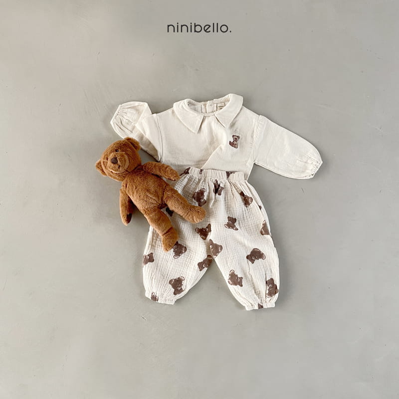 Ninibello - Korean Children Fashion - #kidsshorts - Munggo Collar Tee - 7