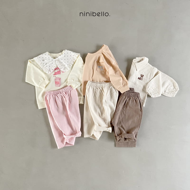 Ninibello - Korean Children Fashion - #kidsstore - Munggo Collar Tee - 8