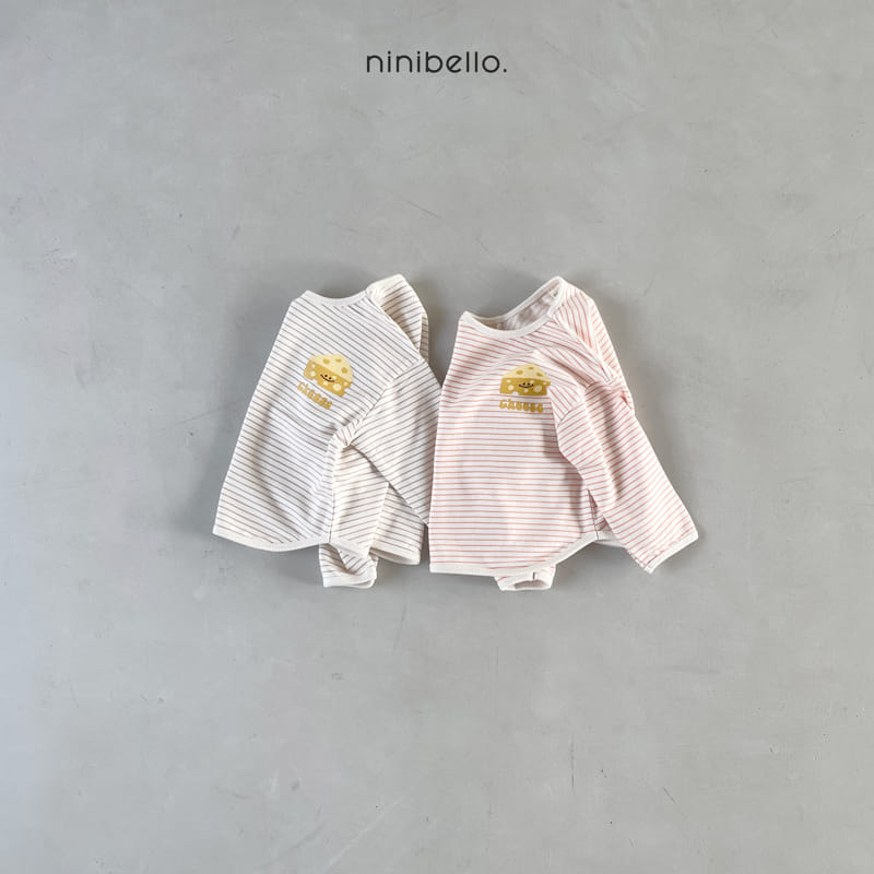 Ninibello - Korean Children Fashion - #kidzfashiontrend - Cheese Strips Tee