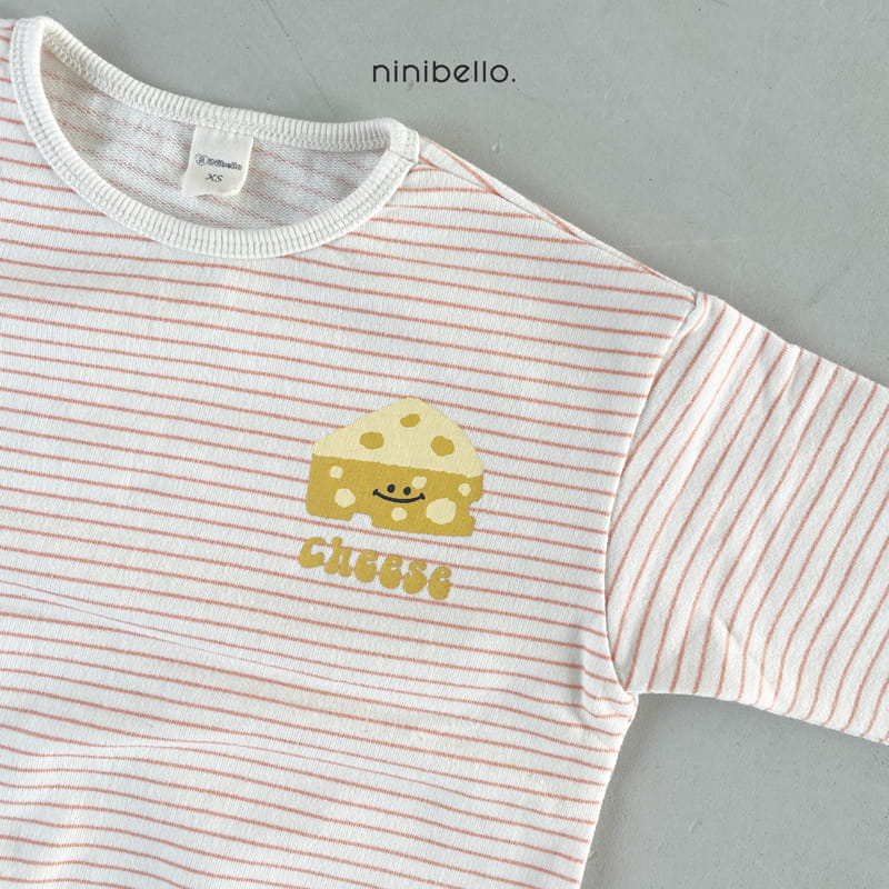 Ninibello - Korean Children Fashion - #minifashionista - Cheese Strips Tee - 5