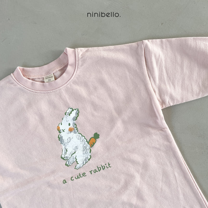 Ninibello - Korean Children Fashion - #todddlerfashion - Rabbit Sweatshirt One-piece - 5