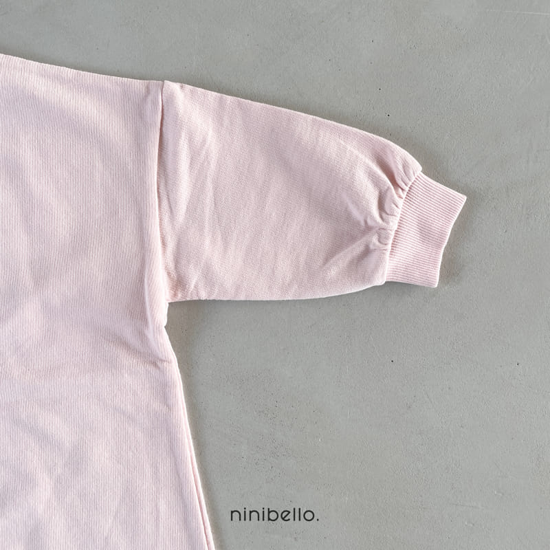Ninibello - Korean Children Fashion - #toddlerclothing - Rabbit Sweatshirt One-piece - 6